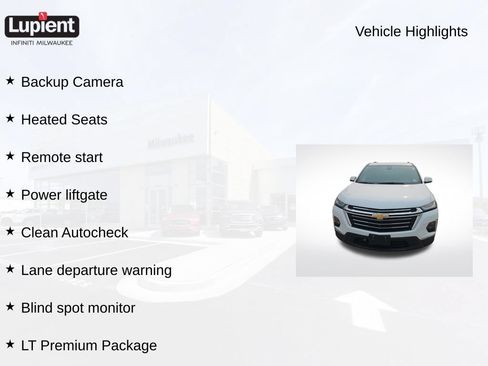 Used 2023 Chevrolet Traverse LT w/ LT Premium Package AWD/4WD image 2