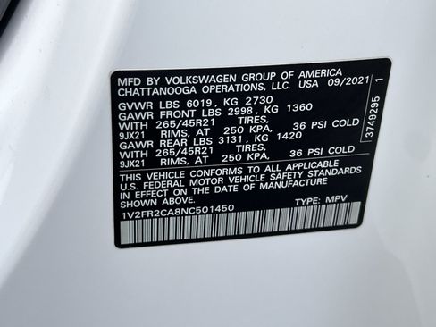 Used 2022 Volkswagen Atlas SEL Premium AWD/4WD image 43