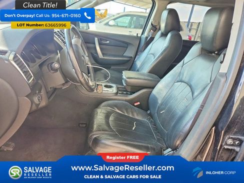 Used 2012 GMC Acadia SLT w/ LPO, 'HIT The Road' Package FWD image 9