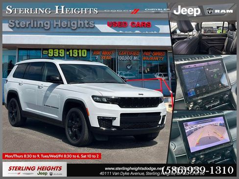 Used 2023 Jeep Grand Cherokee L Limited w/ Black Appearance Package AWD/4WD image 1