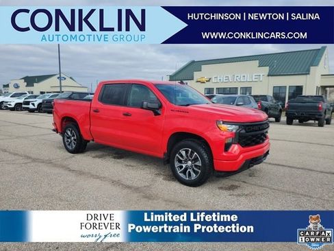 Used 2022 Chevrolet Silverado 1500 Custom w/ LPO, Dark Essentials Package image 1