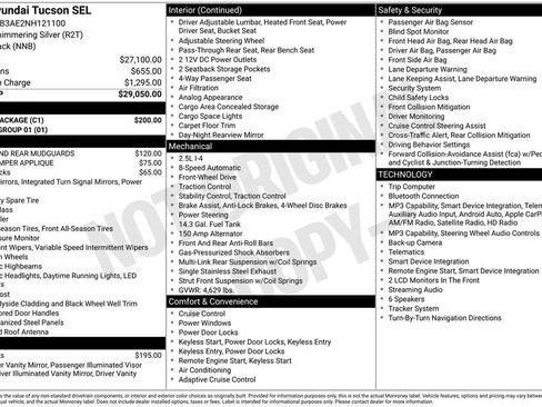 Used 2022 Hyundai Tucson SEL w/ Cargo Package FWD image 42