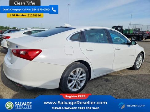 Used 2017 Chevrolet Malibu Hybrid w/ Driver Confidence Package FWD image 4