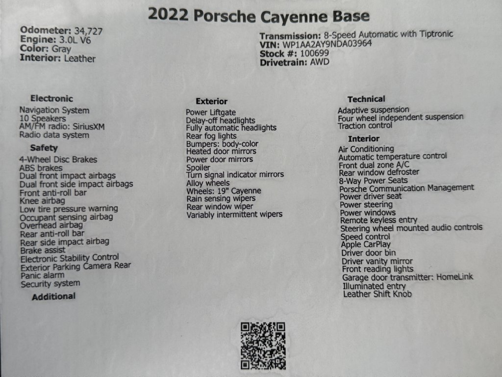 Used 2022 Porsche Cayenne AWD/4WD image 49