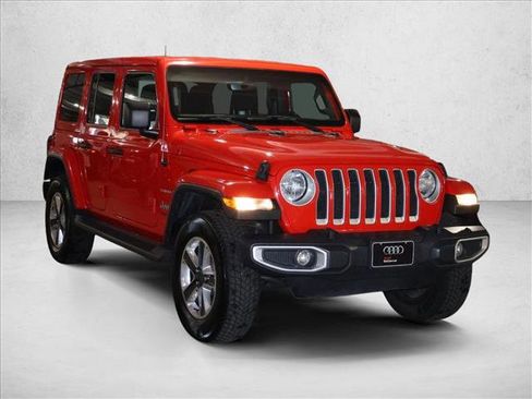Used 2021 Jeep Wrangler Unlimited Sahara w/ Uconnect 4C Nav & Sound Group image 3