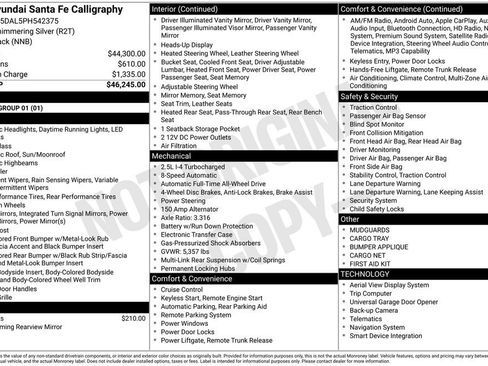 Used 2023 Hyundai Santa Fe Calligraphy image 6