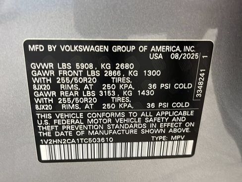 Used 2026 Volkswagen Atlas SE w/ Black Wheel Package AWD/4WD image 29