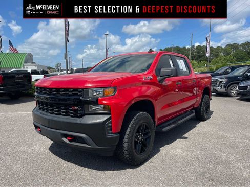 Used 2021 Chevrolet Silverado 1500 Custom Trail Boss w/ LPO, Dark Essentials Package AWD/4WD image 1
