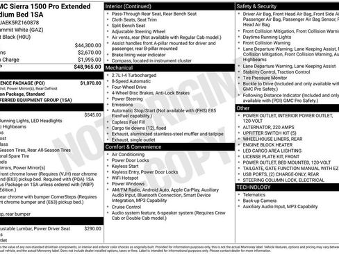 Used 2024 GMC Sierra 1500 Pro w/ Convenience Package AWD/4WD image 37