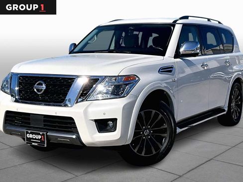 Used 2020 Nissan Armada Platinum w/ Captain's Chairs Package image 1