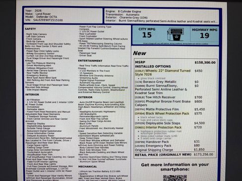 Used 2026 Land Rover Defender 110 image 47