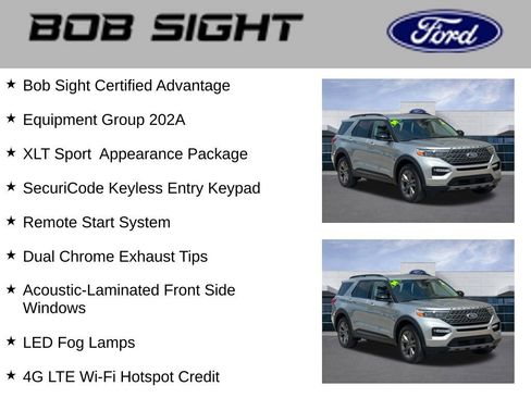 Used 2024 Ford Explorer XLT w/ Equipment Group 202A AWD/4WD image 3