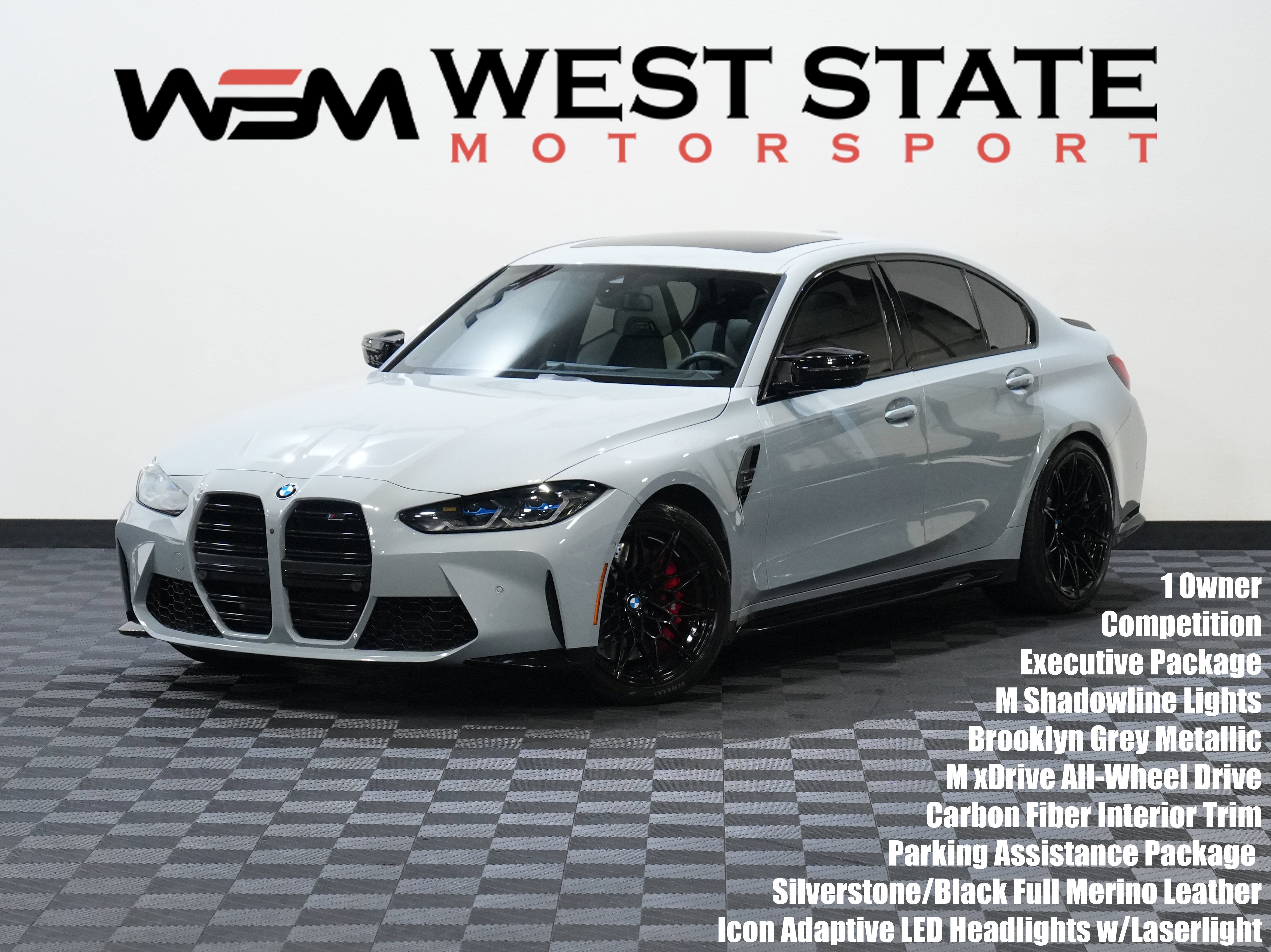 Used 2024 BMW M3 Competition w/ Executive Package AWD/4WD image 1