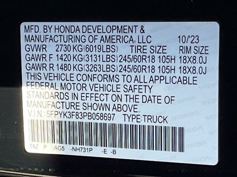 Used 2023 Honda Ridgeline Black Edition image 33