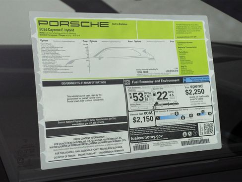 New 2026 Porsche Cayenne E-Hybrid image 25