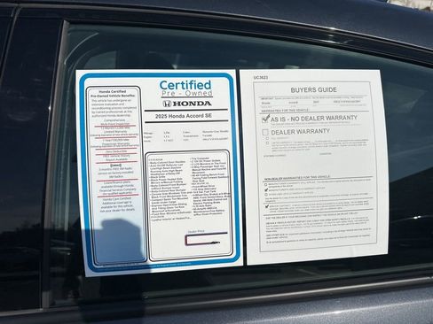 Certified 2025 Honda Accord SE image 11