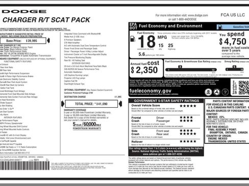 Used 2017 Dodge Charger R/T Scat Pack image 27