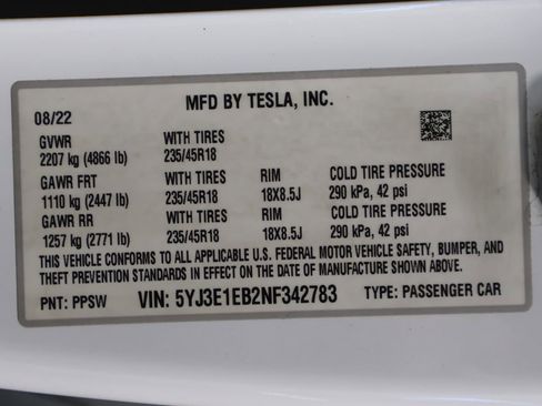 Used 2022 Tesla Model 3 Long Range AWD/4WD image 50