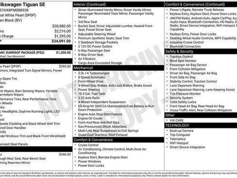 Used 2023 Volkswagen Tiguan SE w/ Panoramic Sunroof Package FWD image 13