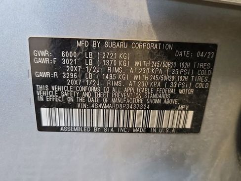 Used 2023 Subaru Ascent Limited w/ Technology Package image 31