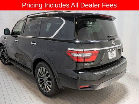 Used 2022 Nissan Armada Platinum w/ Captain's Chairs Package AWD/4WD image 3