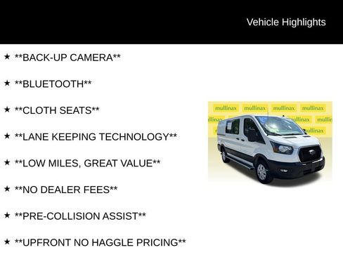 Certified 2025 Ford Transit 250 Low Roof w/ Exterior Upgrade Package RWD image 12