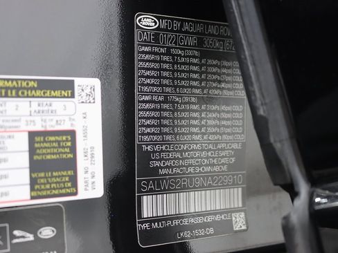 Used 2022 Land Rover Range Rover Sport HST image 40