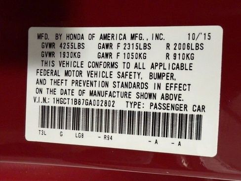 Used 2016 Honda Accord EX-L image 28