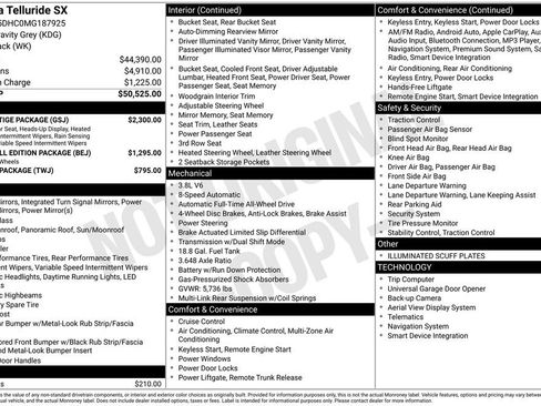 Certified 2021 Kia Telluride SX w/ SX Prestige Package image 10