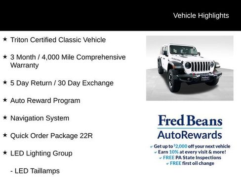 Used 2022 Jeep Wrangler Unlimited Rubicon w/ LED Lighting Group AWD/4WD image 4