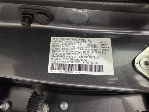 Used 2025 Honda Ridgeline RTL image 38