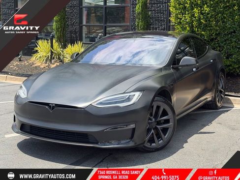 Used 2021 Tesla Model S Plaid AWD/4WD image 1
