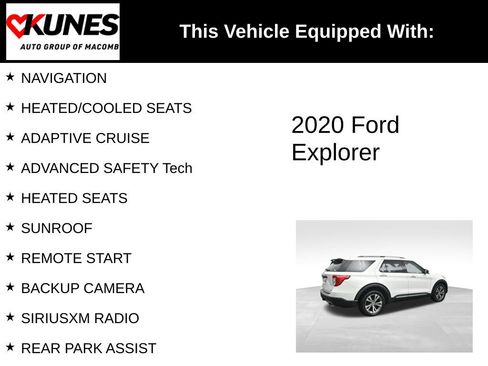Used 2020 Ford Explorer Platinum AWD/4WD image 3