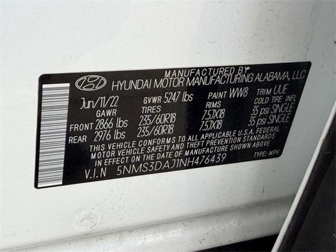 Used 2022 Hyundai Santa Fe SEL w/ Convenience + Premium Package image 34