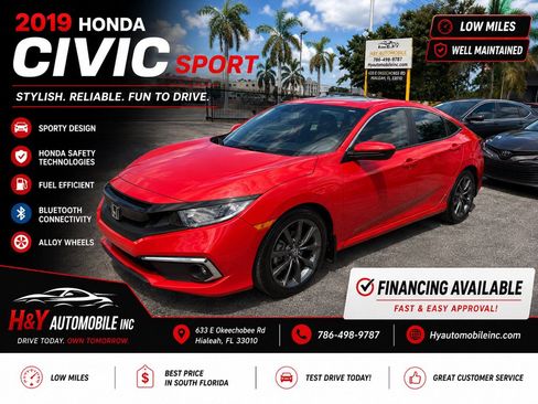 Used 2019 Honda Civic EX image 1