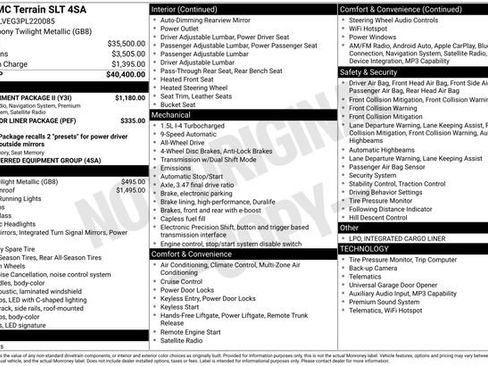 Used 2023 GMC Terrain SLT w/ Infotainment Package II AWD/4WD image 11