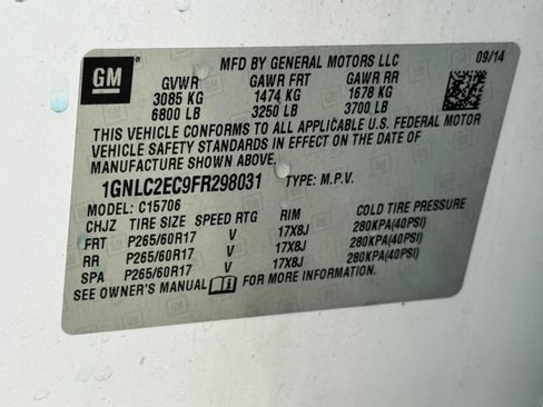 Used 2015 Chevrolet Tahoe 2WD w/ Remote Keyless Entry Package image 30