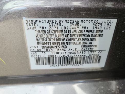 New 2026 Nissan Sentra S image 10