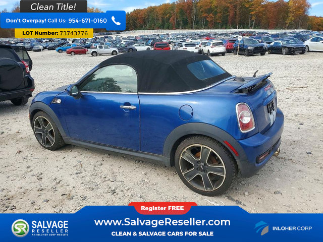 Used 2013 MINI Cooper Roadster S FWD image 3