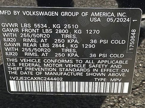 Used 2024 Volkswagen Atlas Cross Sport SE w/ Panoramic Sunroof Package image 26