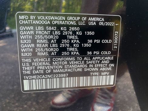 Used 2022 Volkswagen Atlas Cross Sport SE image 30