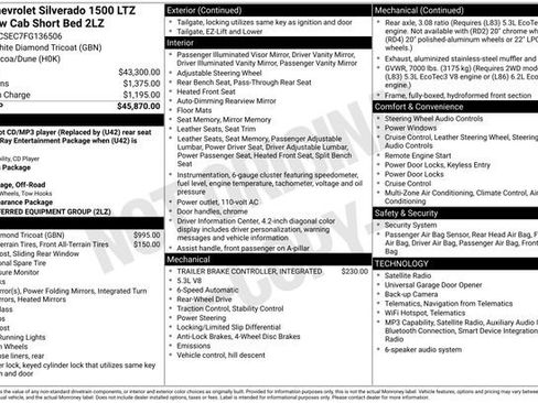 Used 2015 Chevrolet Silverado 1500 LTZ Z71 RWD image 31