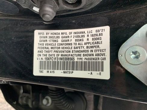 Used 2021 Honda Civic EX image 28