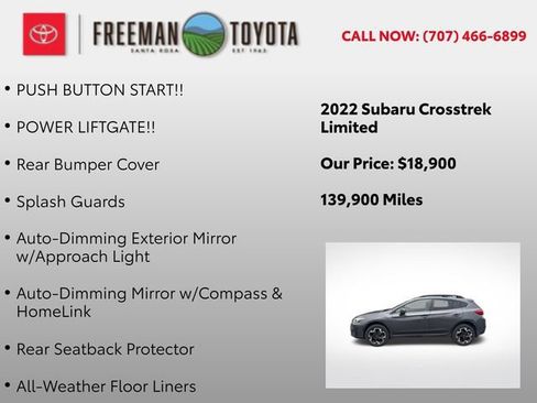 Used 2022 Subaru Crosstrek 2.5i Limited w/ Popular Package #4A AWD/4WD image 10