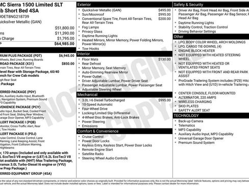 Used 2022 GMC Sierra 1500 SLT w/ SLT Premium Plus Package AWD/4WD image 15