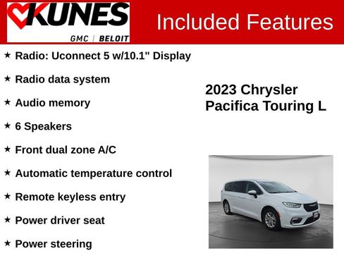 Used 2023 Chrysler Pacifica Touring-L FWD image 3