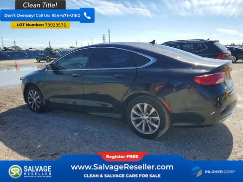 Used 2015 Chrysler 200 C w/ Navigation & Sound Group I FWD image 3