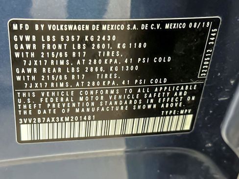 Used 2019 Volkswagen Tiguan S image 28