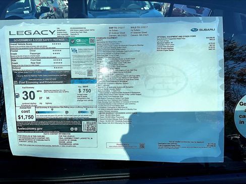 New 2025 Subaru Legacy Limited image 20