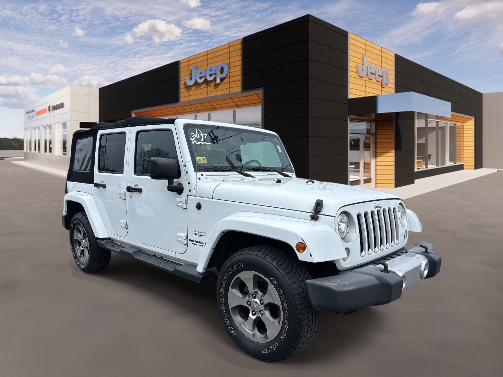 Certified 2017 Jeep Wrangler Unlimited Sahara w/ Connectivity Group AWD/4WD image 1